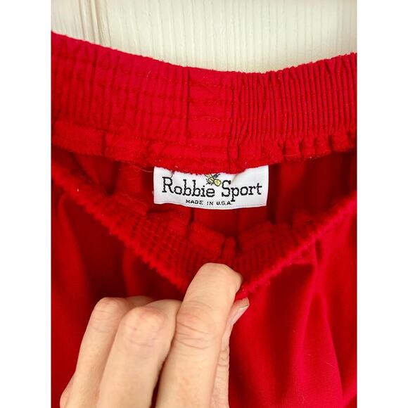 Vintage 80's Red High Waisted Circle Skirt with Pockets Size Small - Picture 3 of 5